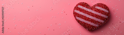 Valentine's day heart decoration studio photo romantic close-up love theme