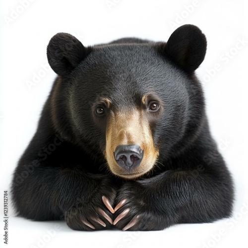 Black Bear Isolated