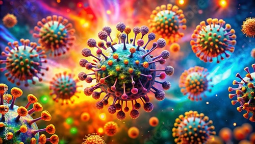 Virus Particles in a Dynamic Environment photo