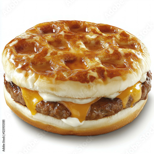 Cheese Burger Isolated