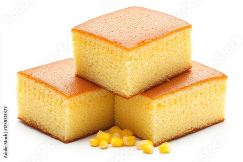 Corn Bread Isolated