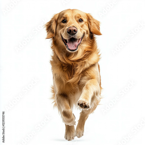 Dog Playing Isolated