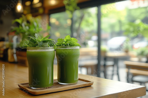 Green Tea And Juice