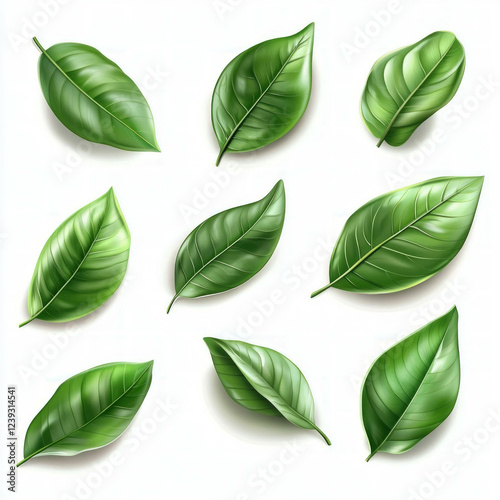 Green Leaves Isolated