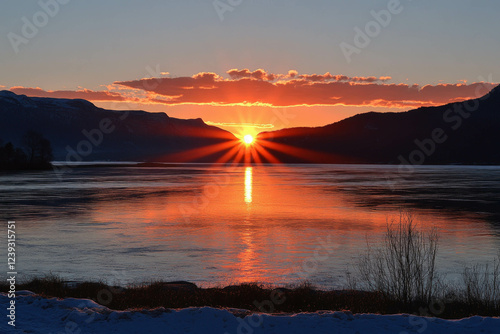 Sweden Midnight Sun Mountains