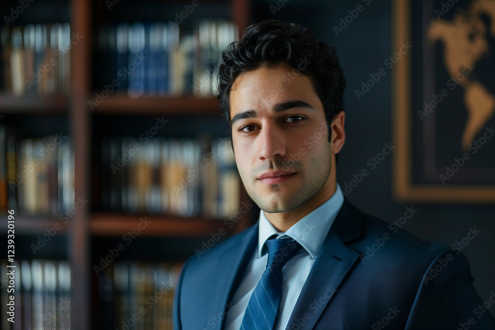 Generative AI representation of a judge presiding in a courtroom during a legal trial Generative AI representation of a judge presiding in a courtroom during a legal trial
