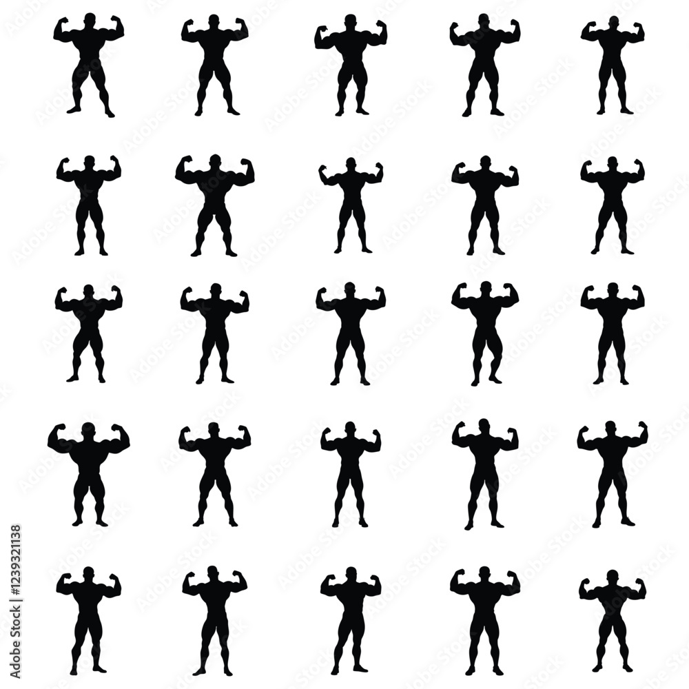 A set of muscular bodybuilder vector silhouette isolated,bodybuilders posing in a contest silhouette,body builder posing silhouette A set of muscular bodybuilder vector silhouette isolated,bodybuilders posing in a contest silhouette,body builder posing silhouette