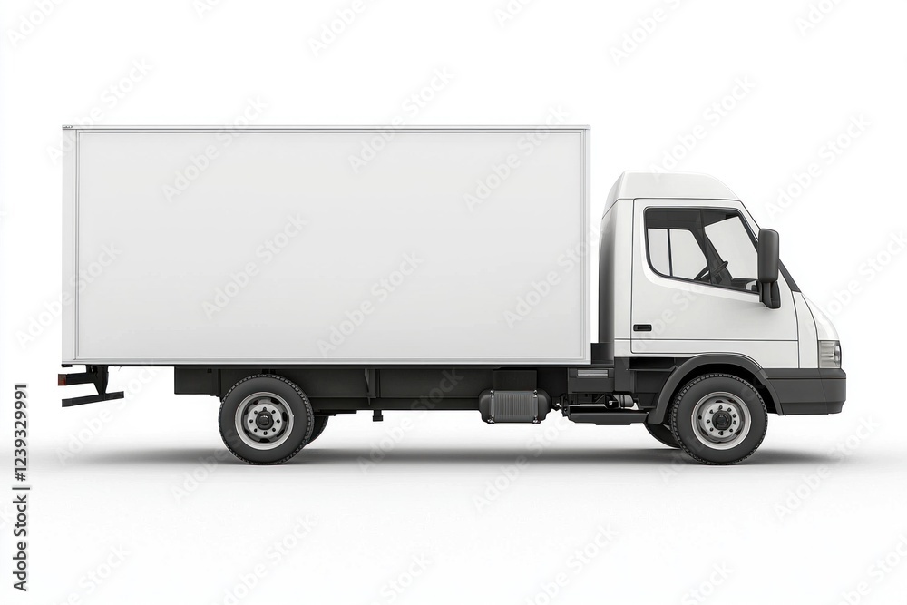 Delivery Van blank mockup with copy space and space for logotype realistic isolated on white background. Commercial Vehicle. Cargo Van. Blank Van for design. Delivery Van. Realistic Delivery Van. Delivery Van blank mockup with copy space and space for logotype realistic isolated on white background. Commercial Vehicle. Cargo Van. Blank Van for design. Delivery Van. Realistic Delivery Van.