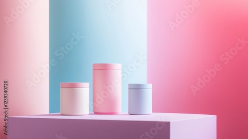 Colorful Product Packaging Mockup Design for Business Presentation