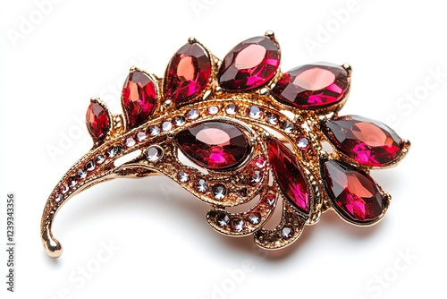 Wallpaper Mural Brooch isolated on white background Torontodigital.ca