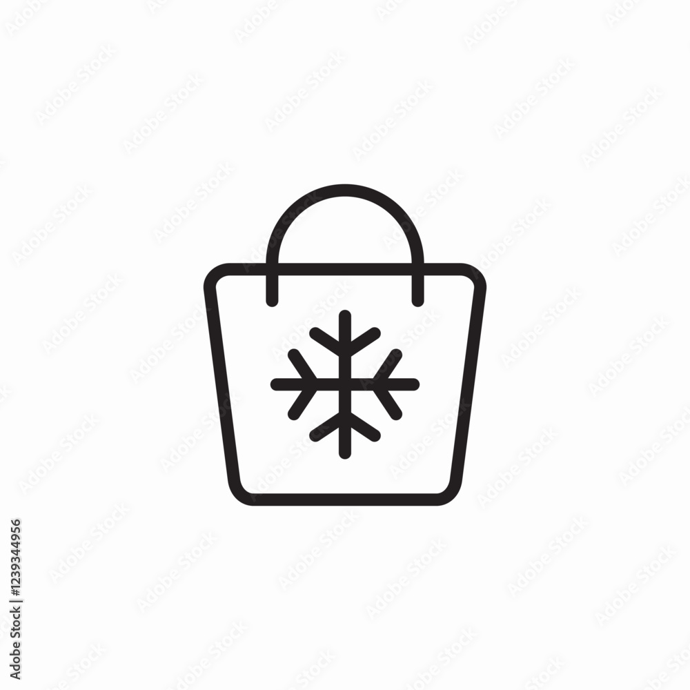 insulated cooler bag icon sign vector insulated cooler bag icon sign vector