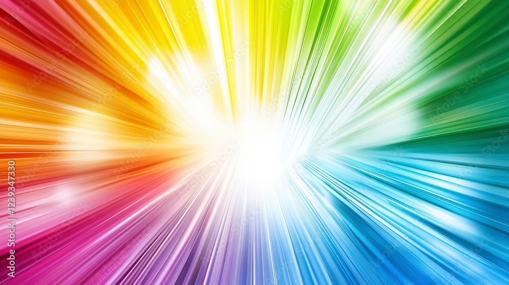 Obraz premium Vibrant Abstract Background with Radiant Colors and Dynamic Lines