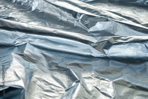 Aluminum foil sheets serve as roof insulation minimizing heat transfer from sunlight when installed beneath the roof layer