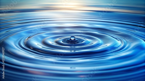 A soft gradient of blue shades with subtle flowing water ripple effects.