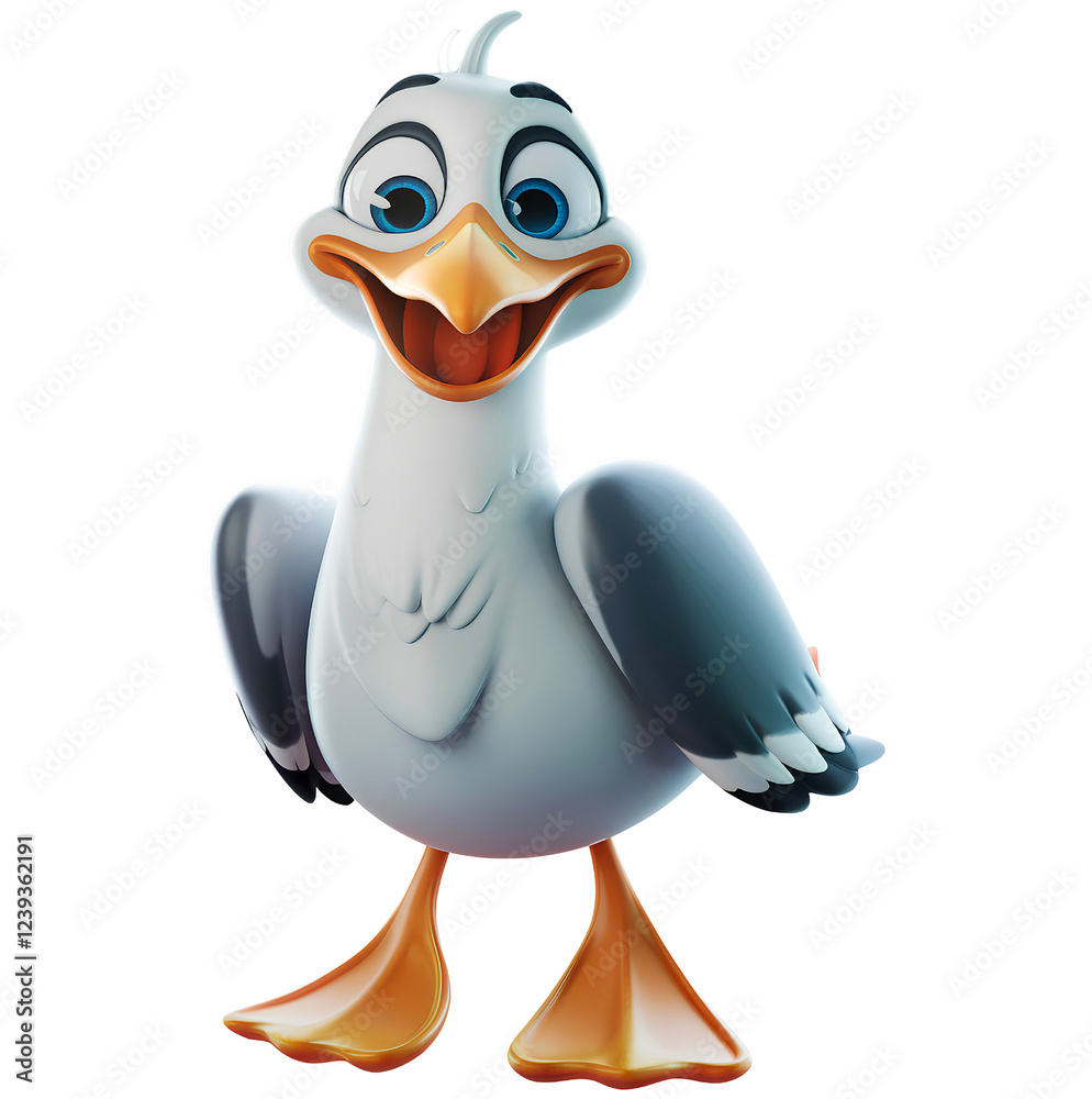 Obraz premium bird 3d render