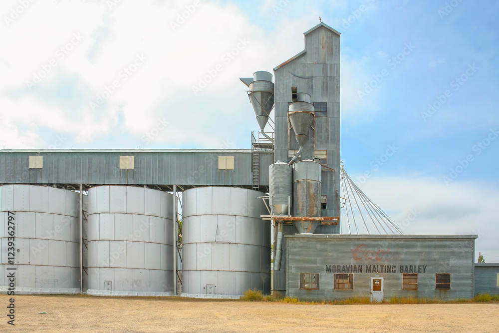 Obraz premium Grain elevator in Georgia