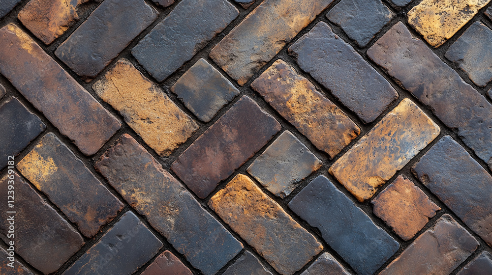 Brick pavement texture, seamless pattern background Brick pavement texture, seamless pattern background