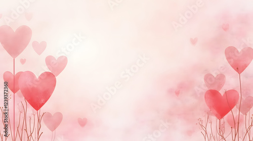 hearts backdrop