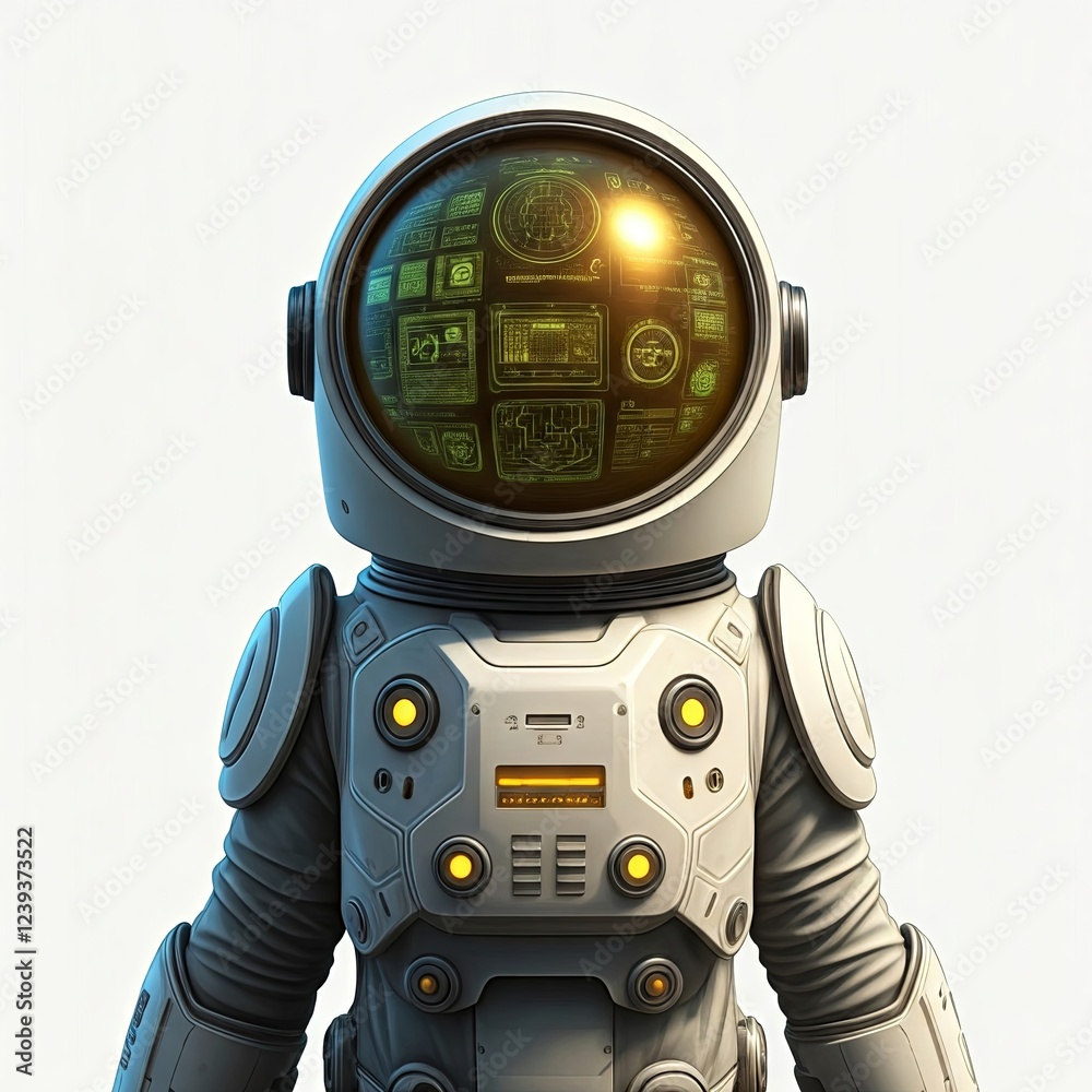 Fototapeta premium High-Tech Astronaut Armor