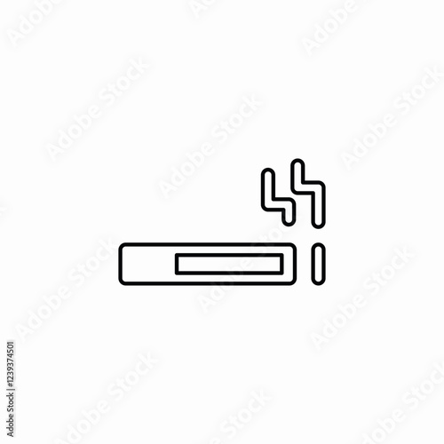 smoking habit icon sign vector