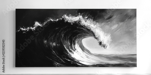 Surf Art on Wall photo