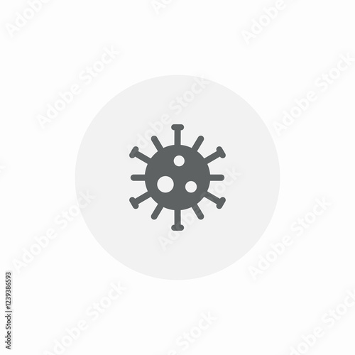 virus control icon sign vector