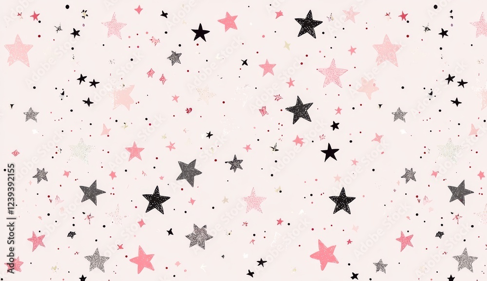 Obraz premium Twinkle star design for photo effects and overlays. Abstract blurred starlight for backgrounds