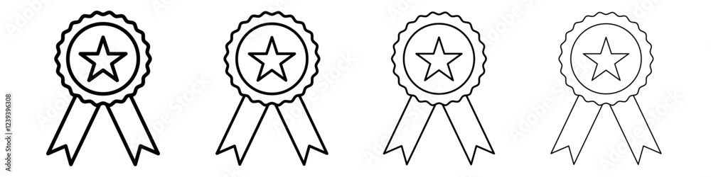 Accreditation icon Flat illustration sign Accreditation icon Flat illustration sign