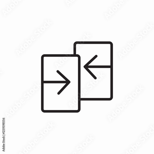 tab switch icon sign vector