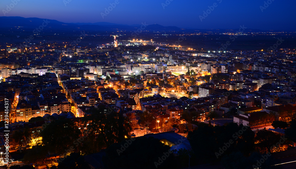 Fototapeta premium A panorama view from Manisa, Turkey