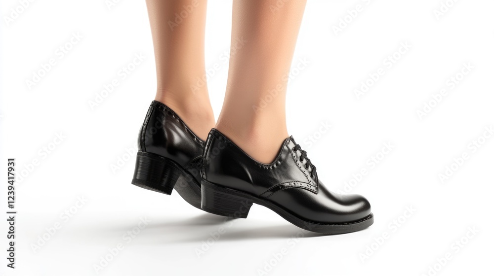 Sleek black heeled shoes that complement formal and stylish attire. Sleek black heeled shoes that complement formal and stylish attire.