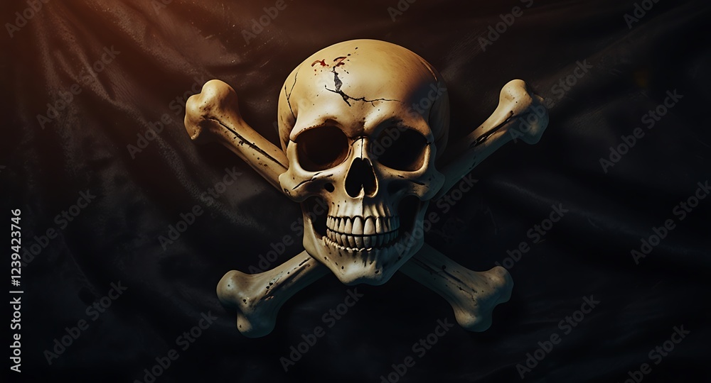 Fototapeta premium skull and crossbones