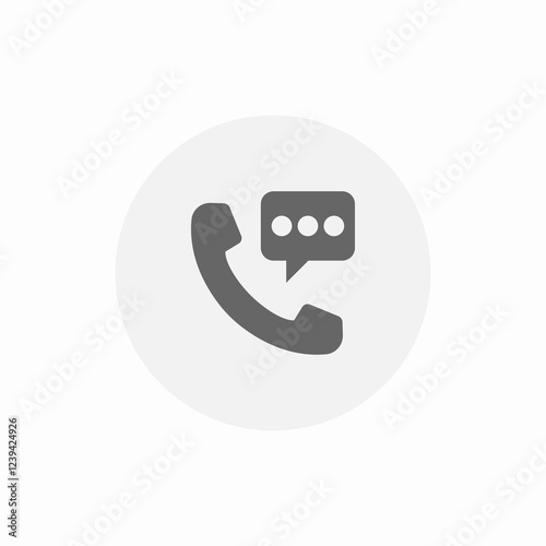 call time icon sign vector