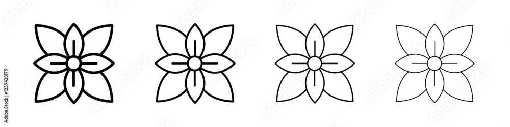 gladiolus icon linear logo isolated gladiolus icon linear logo isolated