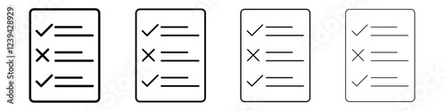 Guidline icon linear logo isolated