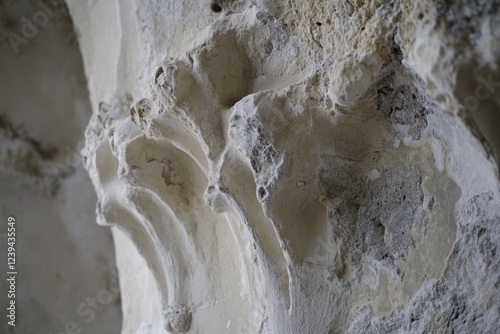 Limestone chalk and calcareous detail
