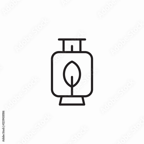 propane container icon sign vector