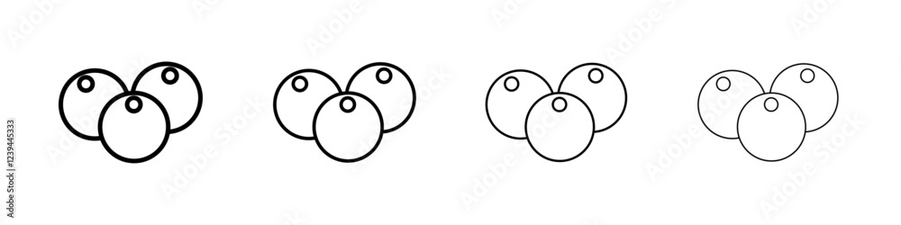 Nance icon Outline sign symbol set Nance icon Outline sign symbol set