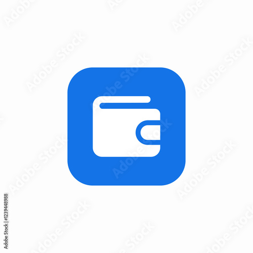 cash wrap wwallet icon sign vector