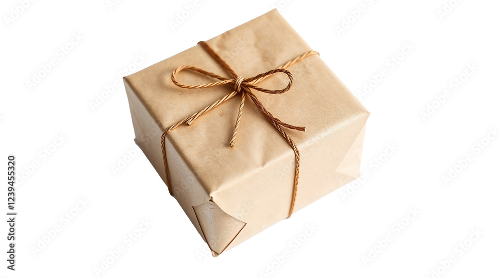 Obraz premium parcel wrapped in brown paper