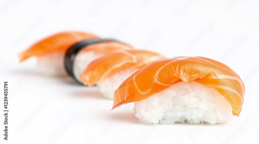 sushi on a white plate