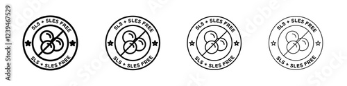 Sls, sles free icon Outline sign symbol set