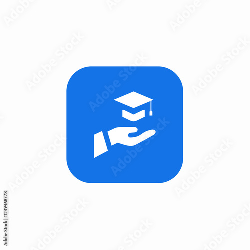 insured student icon sign vector