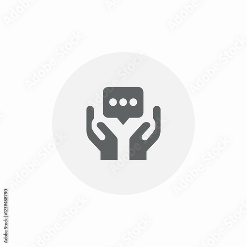 information care icon sign vector