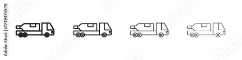 Wine delivery icon Flat illustration sign