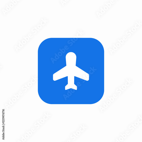 flight time icon sign vector