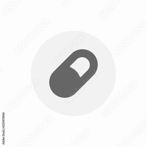 small capsuke icon sign vector