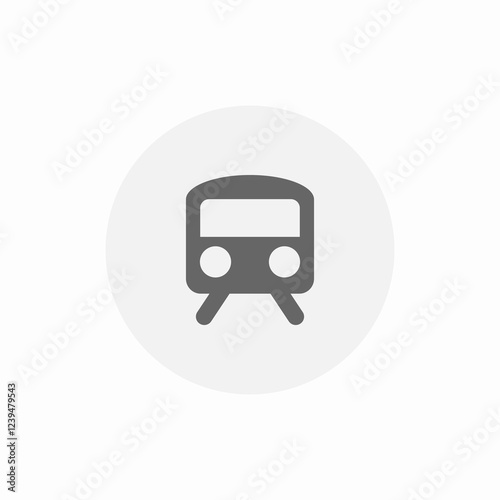 train trip icon sign vector