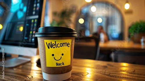The Coffee Cup with Welcome