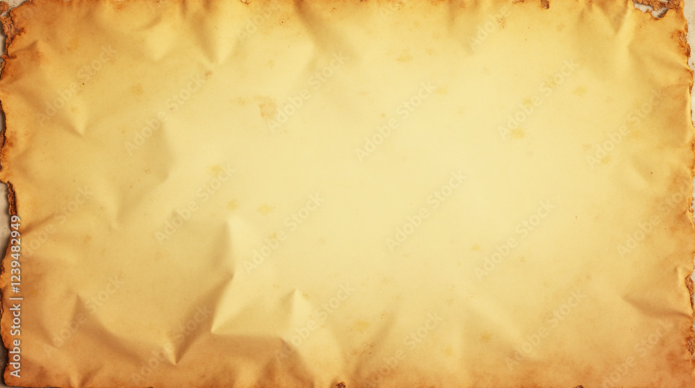 Background of old yellowed crumpled paper Background of old yellowed crumpled paper